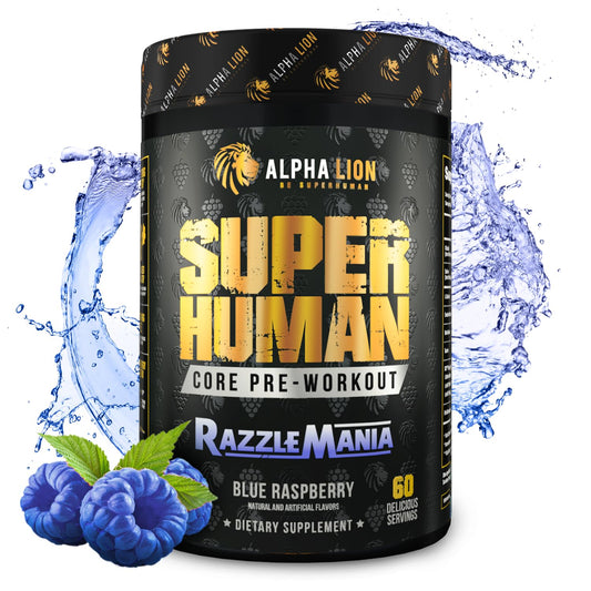 ALPHA LION Core Pre Workout with Creatine for Performance, Beta Alanine for Muscle, L-Citrulline for Pump & Tri-Source Caffeine for Sustained Energy (30 Servings, King Lemonade Flavor)