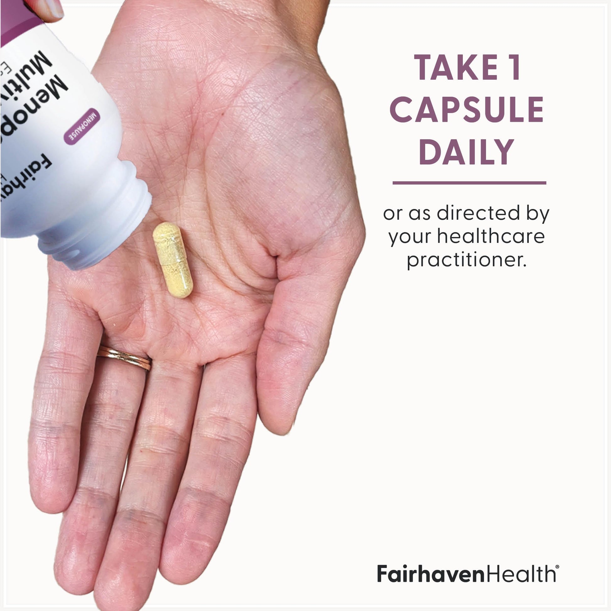 Fairhaven Health Menopause Multivitamin Essentials | Hormone Free Menopause Supplements for Women | Methylated Multivitamin for Women 50 and Over | Non-GMO | Perimenopause Supplements | 30 Capsules Fairhaven Health buy australia supplements