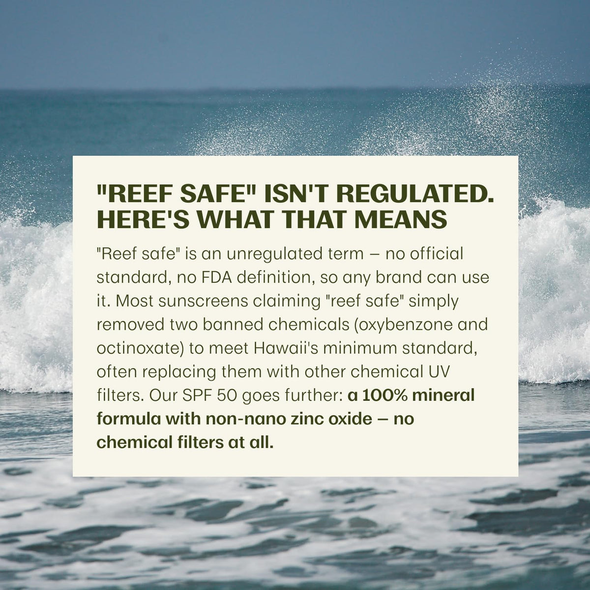Thrive Natural Care Reef Safe Sunscreen SPF50 - Hawaii 104 Reef Act Compliant - Mineral Sunscreen Non-Nano Zinc Oxide - Vegan, (5.8 Oz (Pack of 1)) Thrive Natural Care