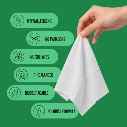 PURELID 100PCs Tea Tree Eyelid Wipes – Cleaning Eye Wipes for People with Dry Eyes & Allergies – Gentle Eyelid Cleanser with Hyaluronic Acid, Chamomile and Aloe – Individually Wrapped & Biodegradable PURELID