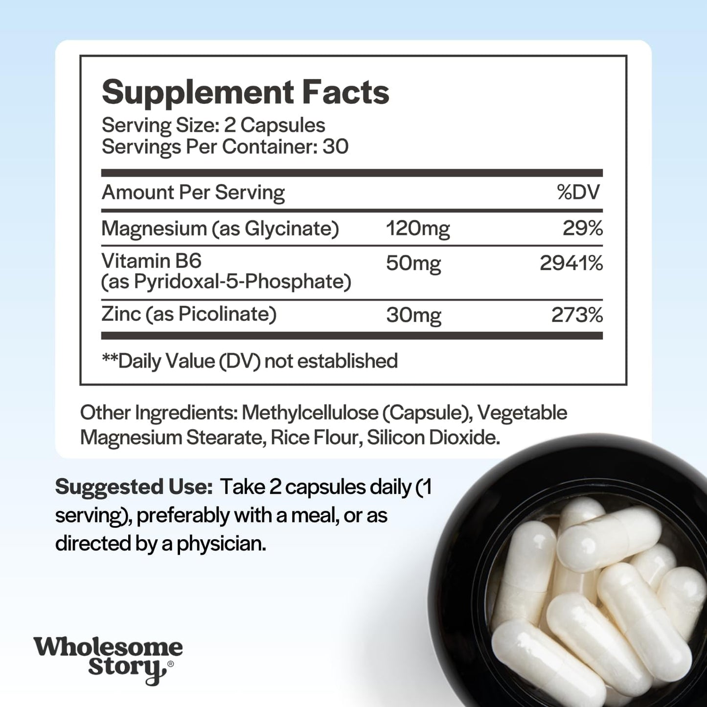 Spearmint + Zinc, Magnesium & VIT B6 | Organic Spearmint Capsules + Zinc Picolinate Magnesium Glycinate & Vitamin B6 Bundle Supplement | Supports Hormones, Fertility & Digestion | 30 & 120 Day Supply