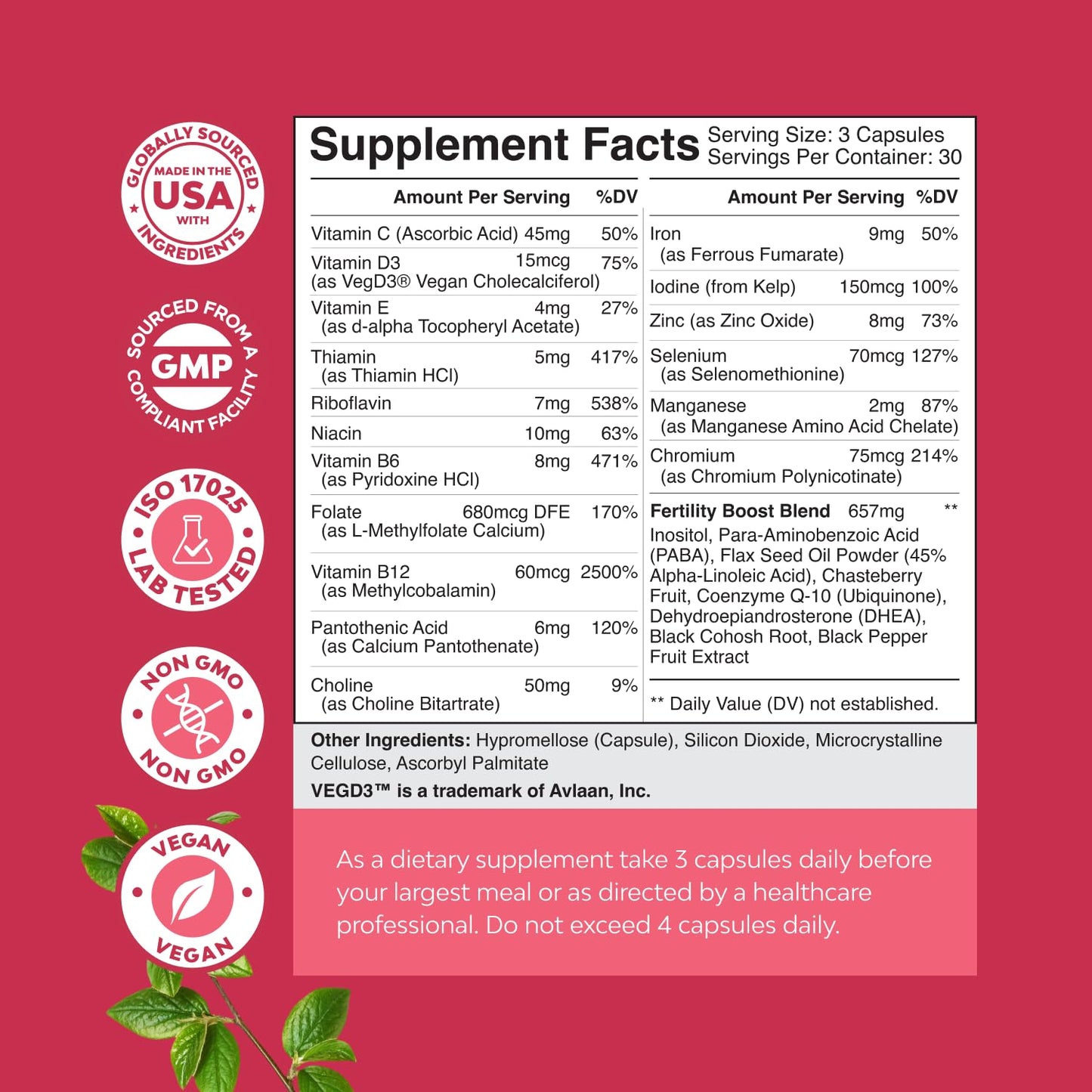 Pre Conception Male Fertility Supplement - Semen Volume Booster with CoQ10, Maca Root, Methyl Folate & D-Aspartic Acid - Mens Fertility Supplement for Sperm Motility - Conception for Him - 90 Count Gsupps Australia