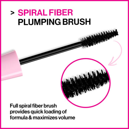 wet n wild Mascara Mega Volume - Volumizing, Waterproof, Smudge-Resistant, Cruelty-Free, Gluten-Free, Sulfate-Free & Vegan - Very Black wet n wild