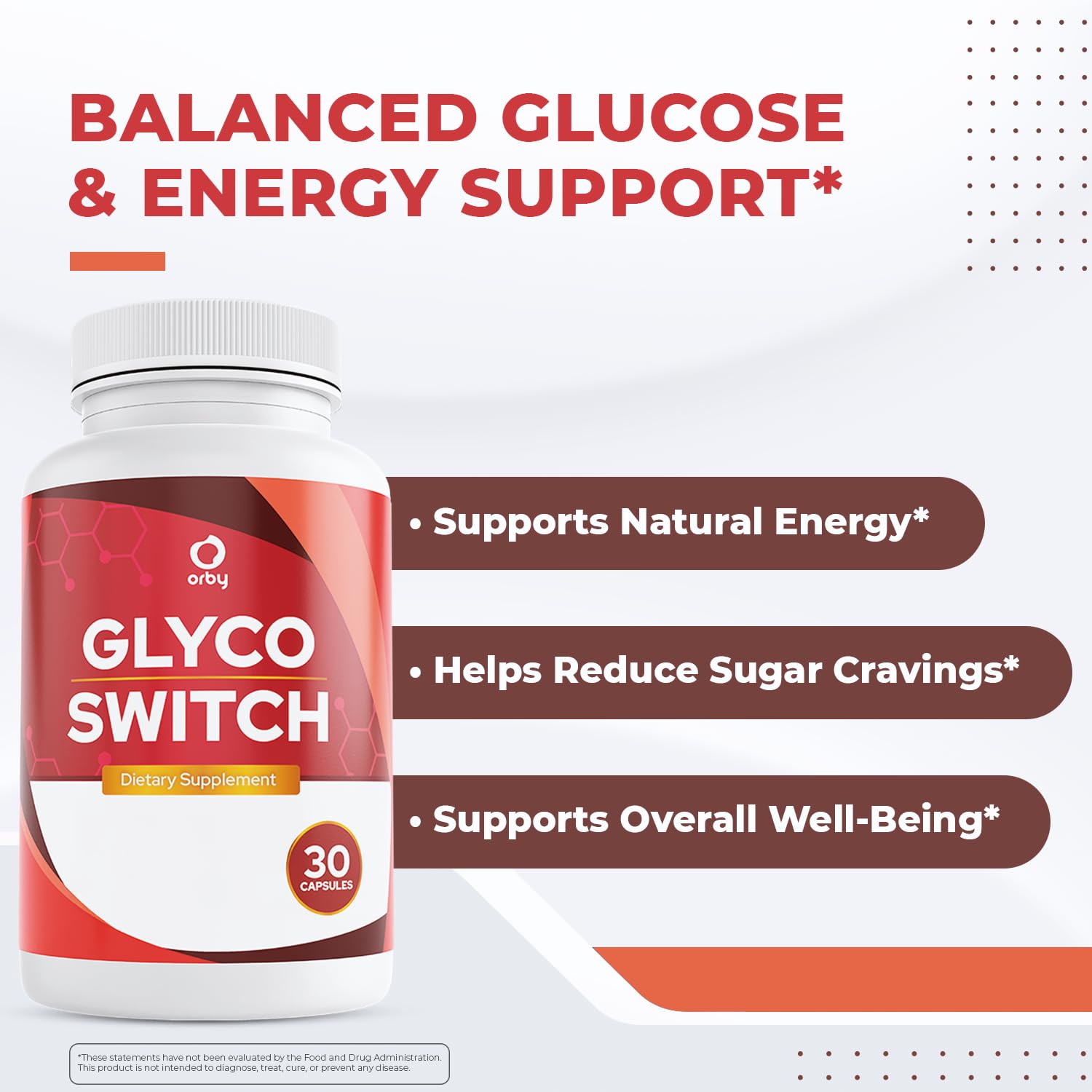 Orby GlycoSwitch – Natural Daily Wellness Supplement with Vitamin C, D3, Magnesium & Chromium – Non-GMO, GMP Certified, Made in USA – 30 Capsules, 1 Month Supply Orby buy australia supplements
