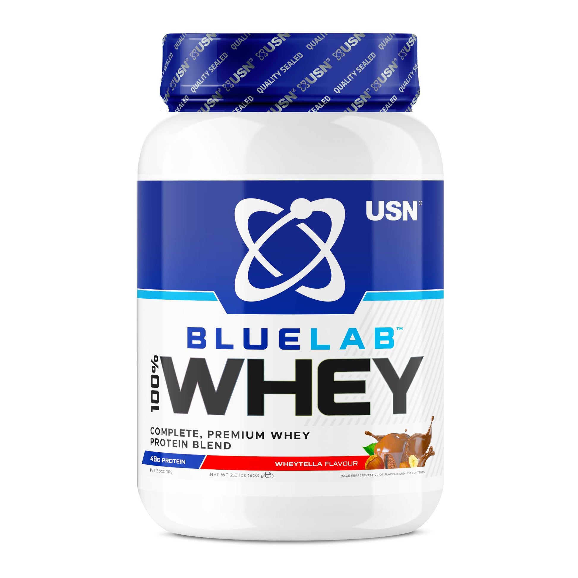 USN Blue Lab Whey Protein Powder: Wheytella - Whey Protein 908g - Post-Workout USN buy australia supplements