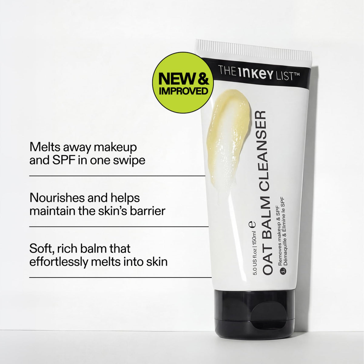 The INKEY List Oat Cleansing Balm 5 fl oz - New & Improved Formula The INKEY List
