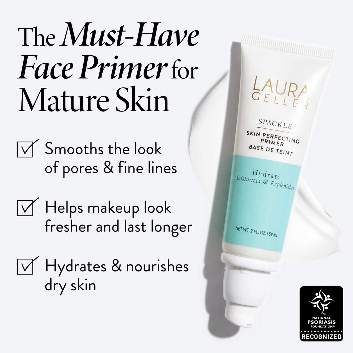 LAURA GELLER Spackle Makeup Primer - Hydrate - Super-Size 2 Fl Oz LAURA GELLER NEW YORK
