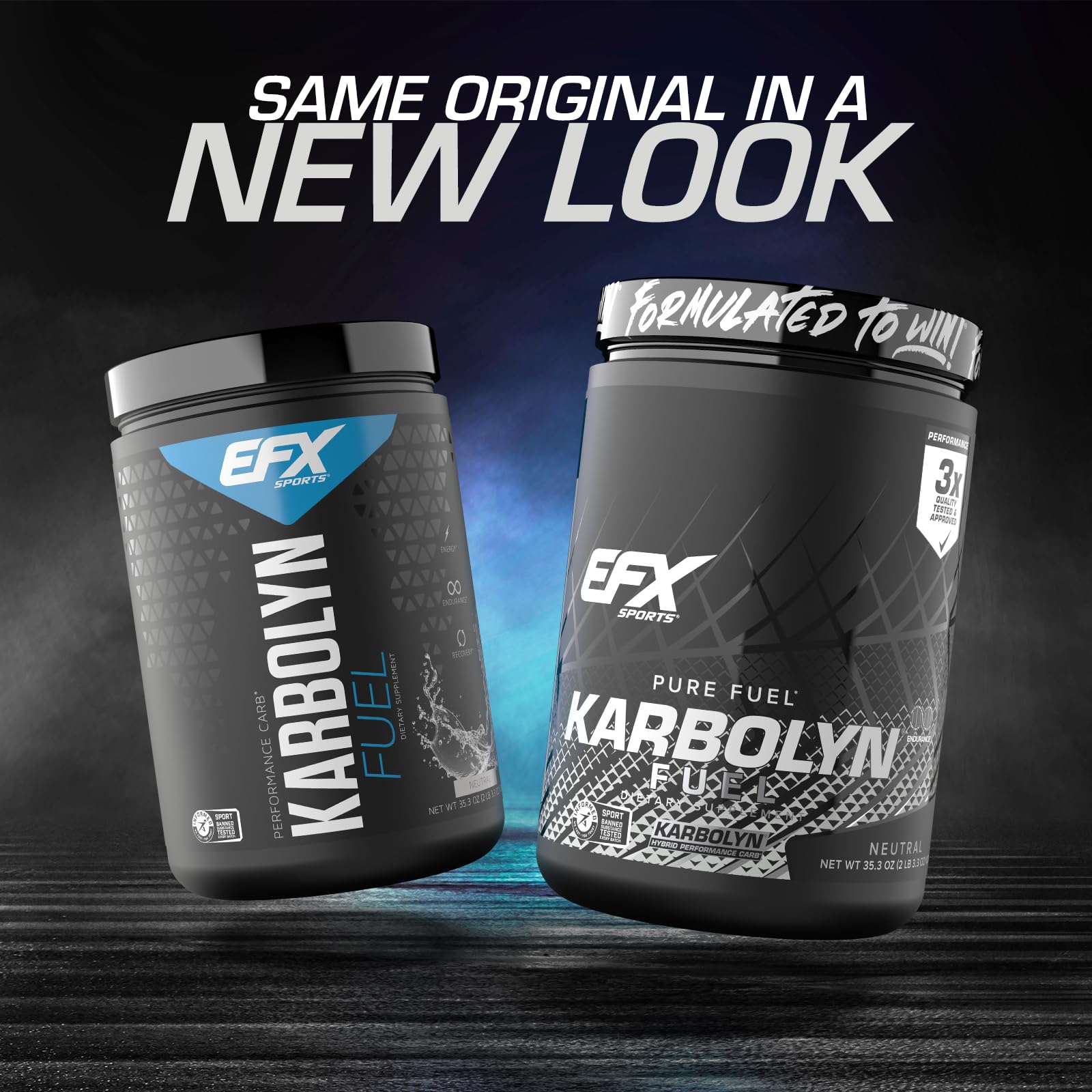 EFX Sports Karbolyn Fuel | Fast-Absorbing Carbohydrate Powder | Carb Load, Sustained Energy, Quick Recovery | Stimulant Free | 20 Servings (Neutral) EFX Sports buy australia supplements