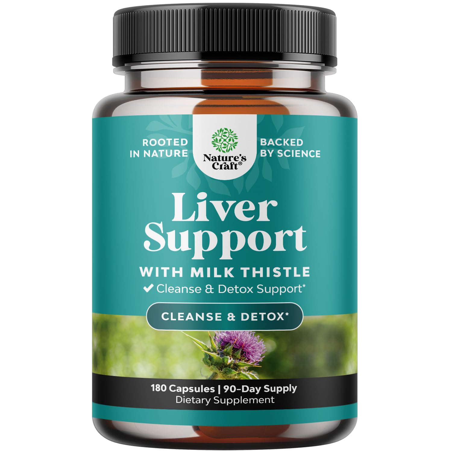Best Liver Supplements with Milk Thistle - Artichoke - Dandelion Root Support Healthy Liver Function for Men and Women Natural Detox Cleanse Capsules Boost Immune System Relief - Natures Craft | Herbal Detox Support with Ginger, Beetroot & Artichoke - Ber Gsupps Australia