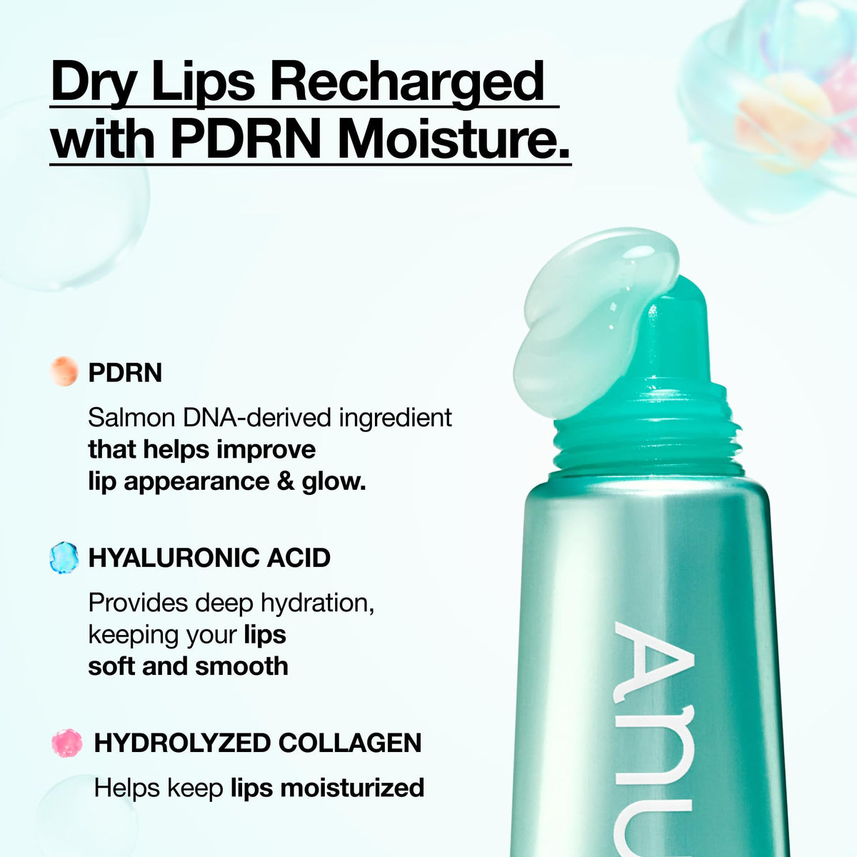 Anua PDRN Lip Serum, 0.33 fl.oz ANUA