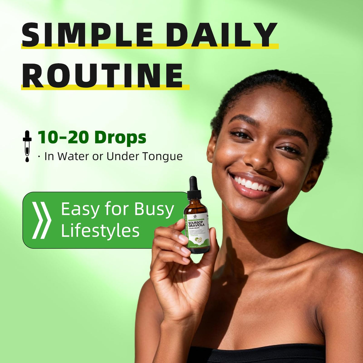iMATCHME Soursop Graviola Liquid Drop for Cell Support & Regeneration, Immune System and Gut Health Support, Soursop Bitters Liquid iMATCHME