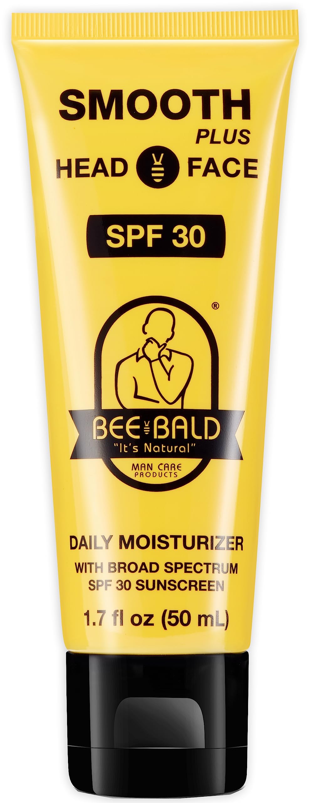 Bee Bald SMOOTH+ Head & Face Sunscreen SPF 30, Scalp Moisturizer, 1.7 fl oz Bee Bald