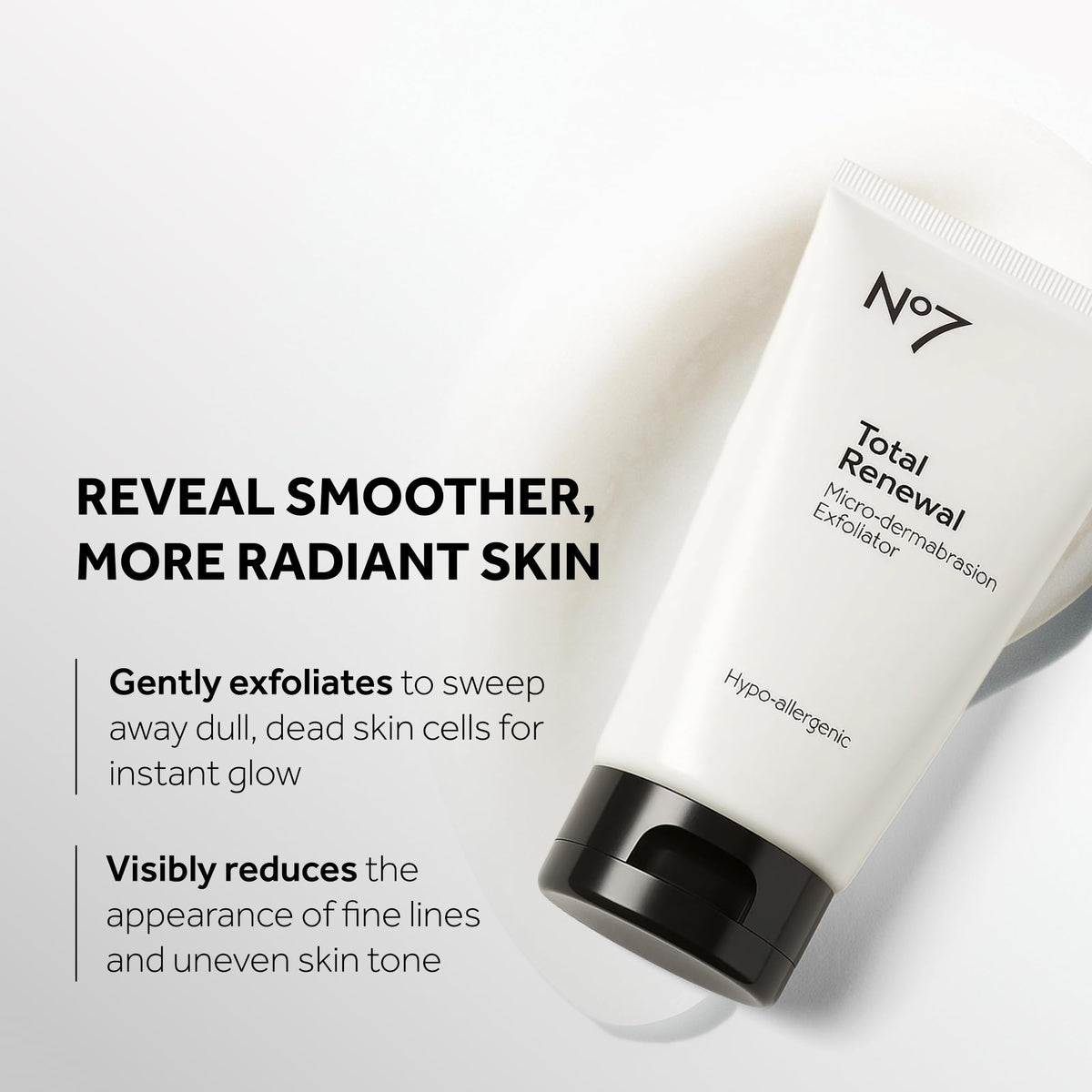 No7 Microdermabrasion Total Renewal Face Scrub, 2.5 Oz No7