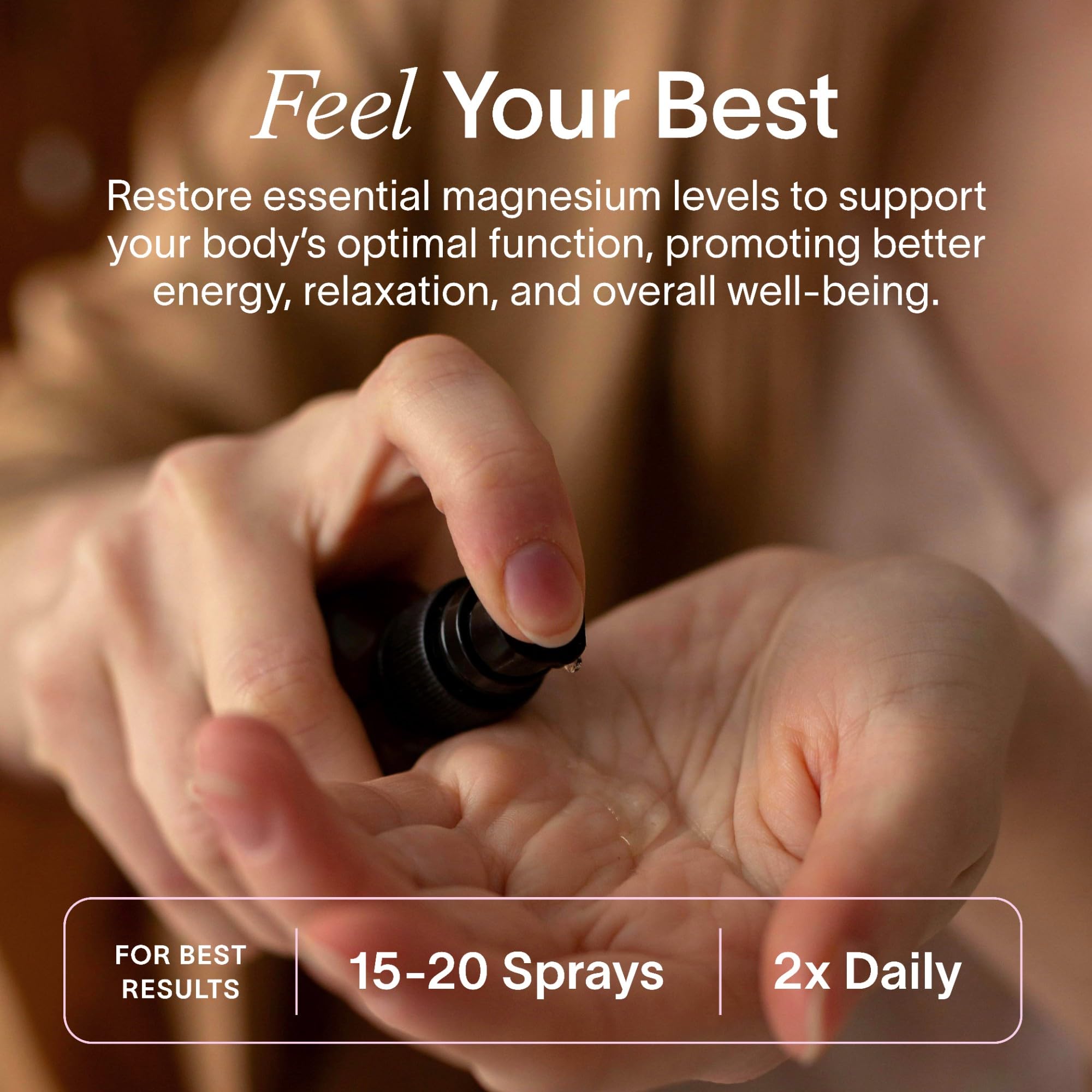 Ladywell Topical Magnesium Oil Spray | Mood, Cycle & Stress Support | PMS, PCOS, Fertility, Menopause, Hormone Balance, Cramps | Pure Magnesium Chloride, Science-Backed | Rapid Skin Absorption Ladywell buy australia supplements