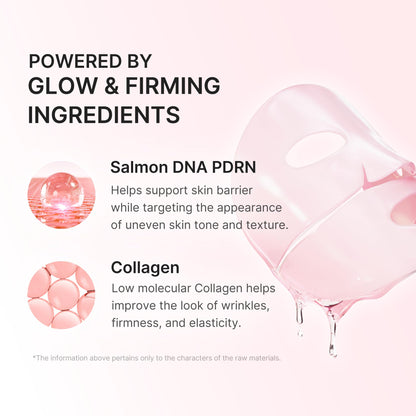 medicube Jelly Gel Mask with Salmon DNA PDRN Pink Collagen, 4EA medicube