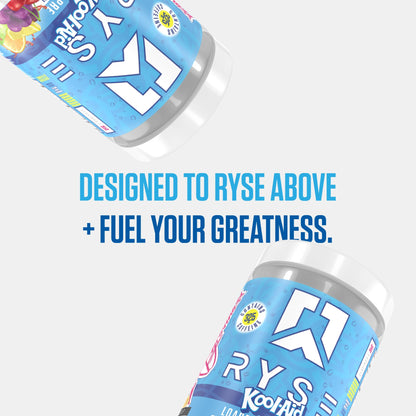 RYSE Loaded Pre Workout Powder - Strawberry Squeeze - Daily Pre-Workout for Men & Women with 390mg Caffeine, Beta Alanine, and Citrulline for Pump, Focus, and Energy - 30 Servings