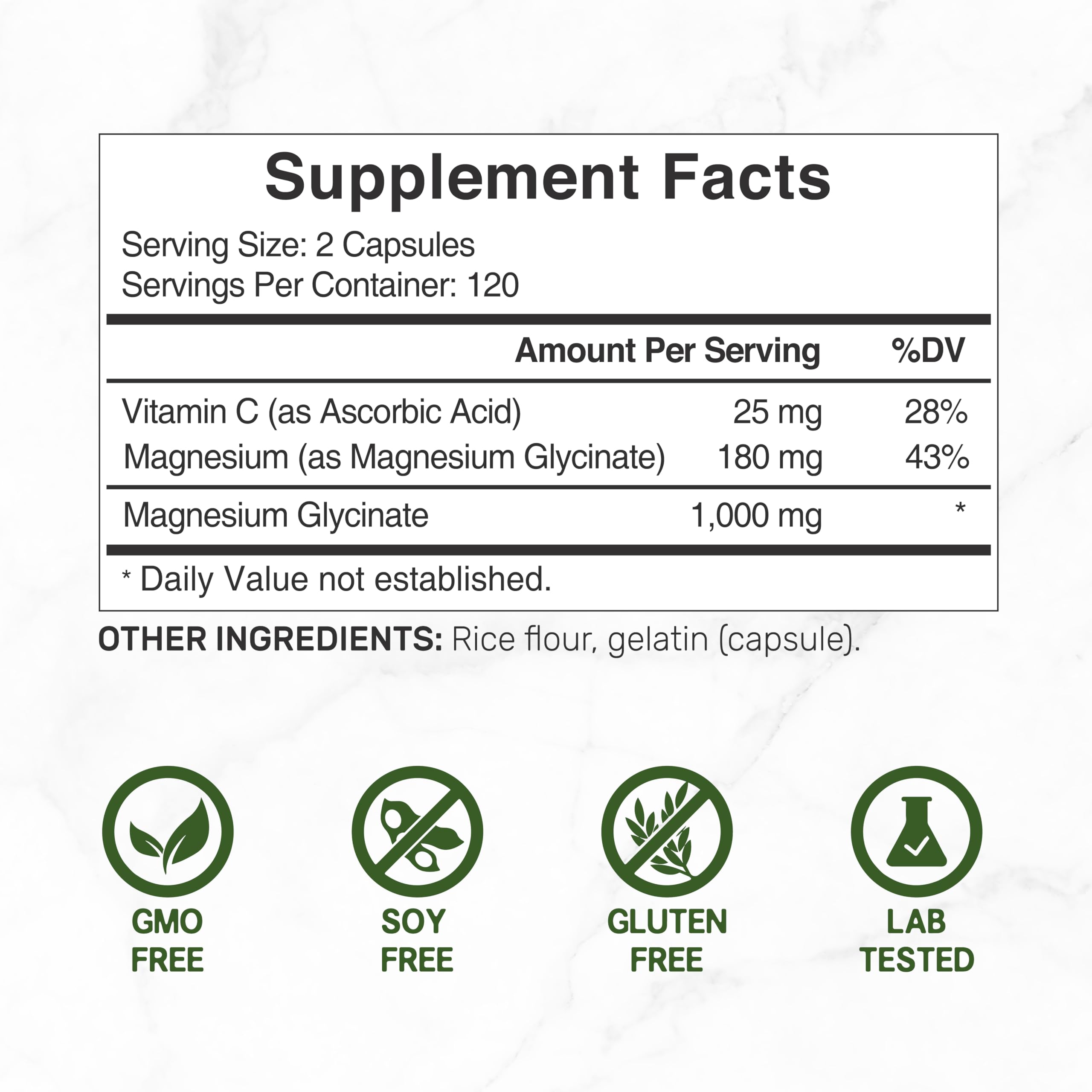 Magnesium Glycinate 500mg Per Capsule (1000mg Per Serving) Plus Vitamin C, 240 Capsules – 100% Chelated for Easy Absorption – Essential Mineral Supplement DEAL SUPPLEMENT buy australia supplements