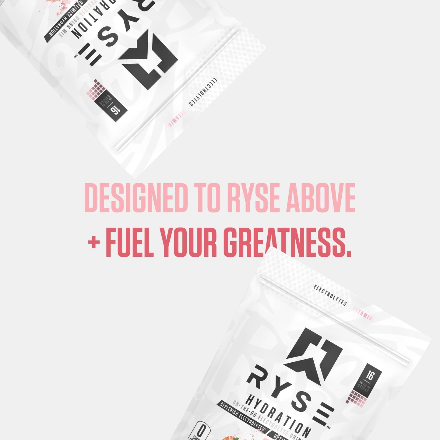 RYSE Hydration Electrolyte Powder Drink Mix Packets - Kool-Aid Grape - Sugar-Free Full Spectrum Electrolytes with Essential Vitamins, Taurine and Choline for Rehydration - 16 Serving Sticks