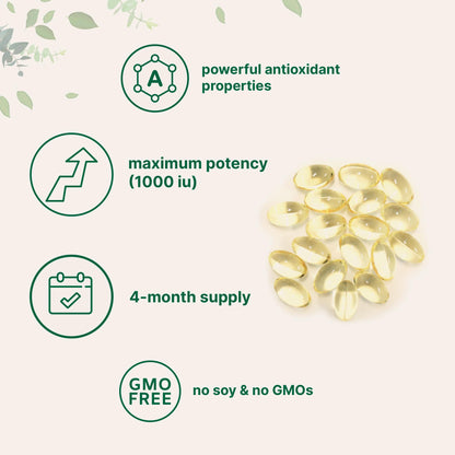 Micro Ingredients Vitamin E 1000 IU, 240 Softgels | Pure Vitamin E Oil Pills | Antioxidant Supplements for Skin and Face | Non-GMO, Gluten Free Micro Ingredients