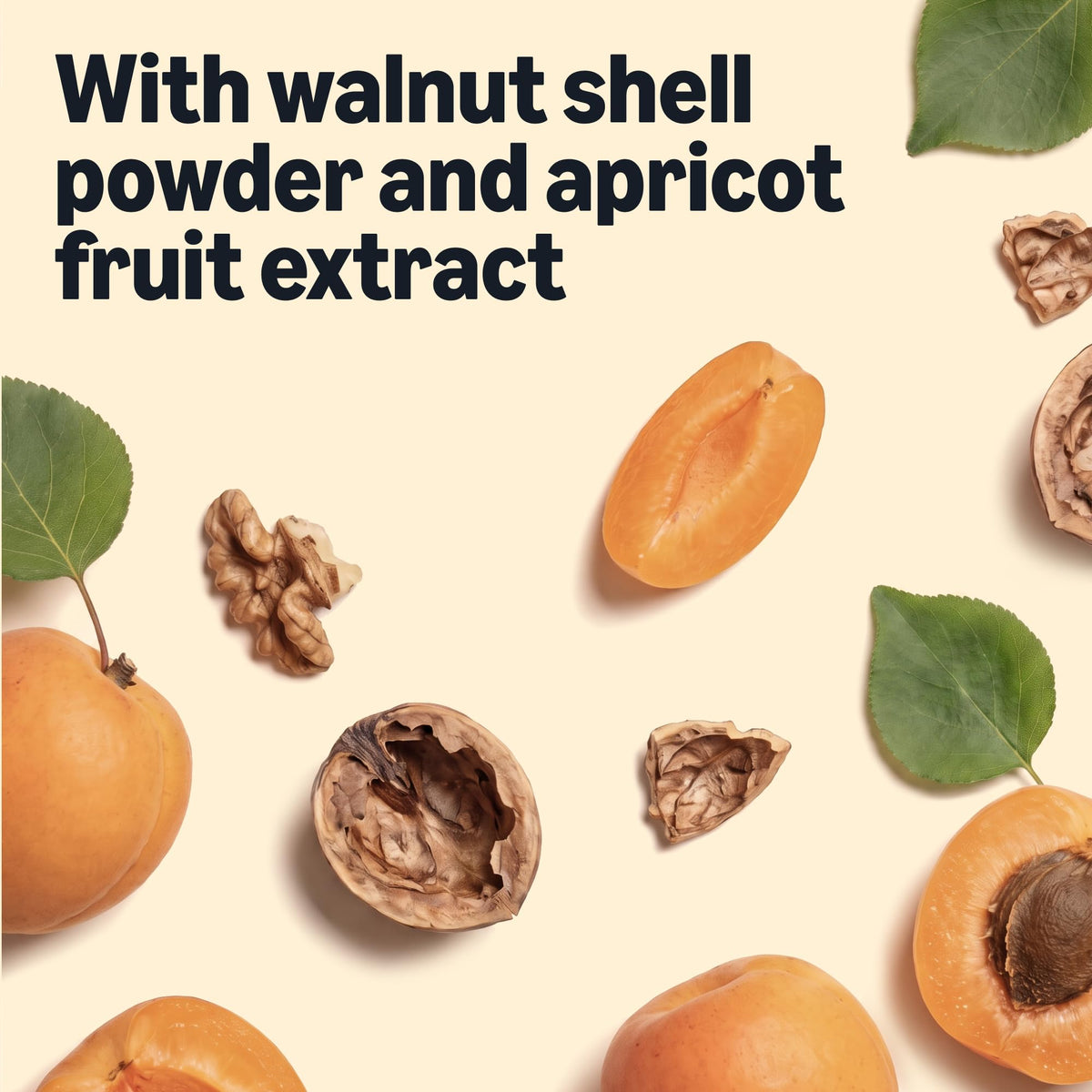 Amazon Essentials Exfoliating Apricot Face Scrub, Facial Cleanser, 6 Fluid Ounce Amazon Basics