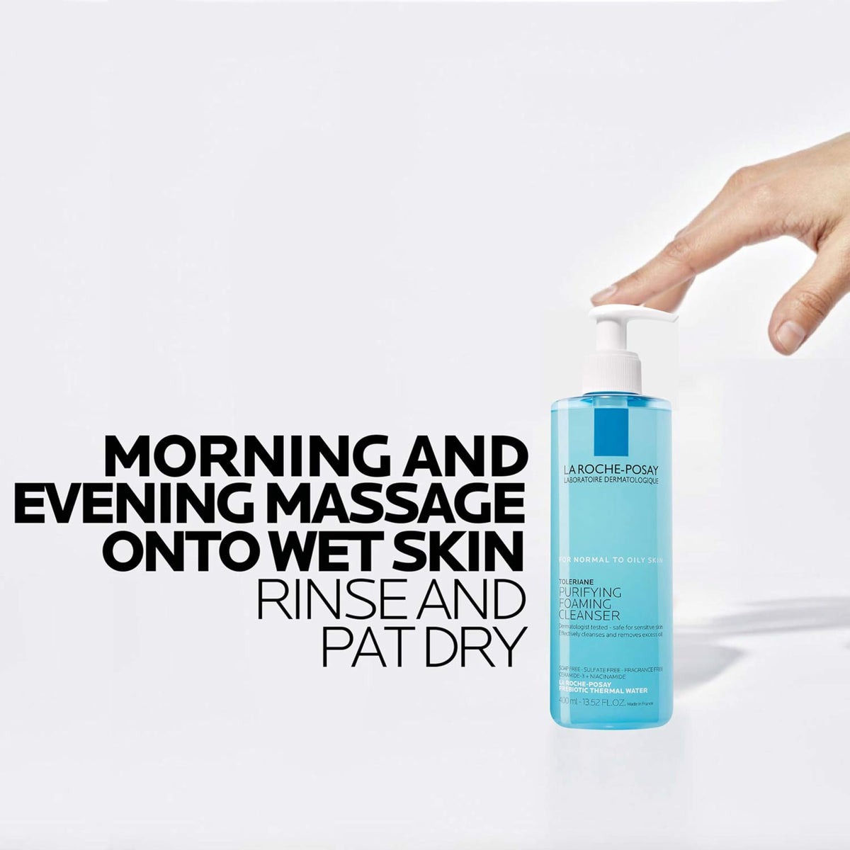 La Roche-Posay Toleriane Purifying Foaming Facial Cleanser, 13.52oz La Roche-Posay