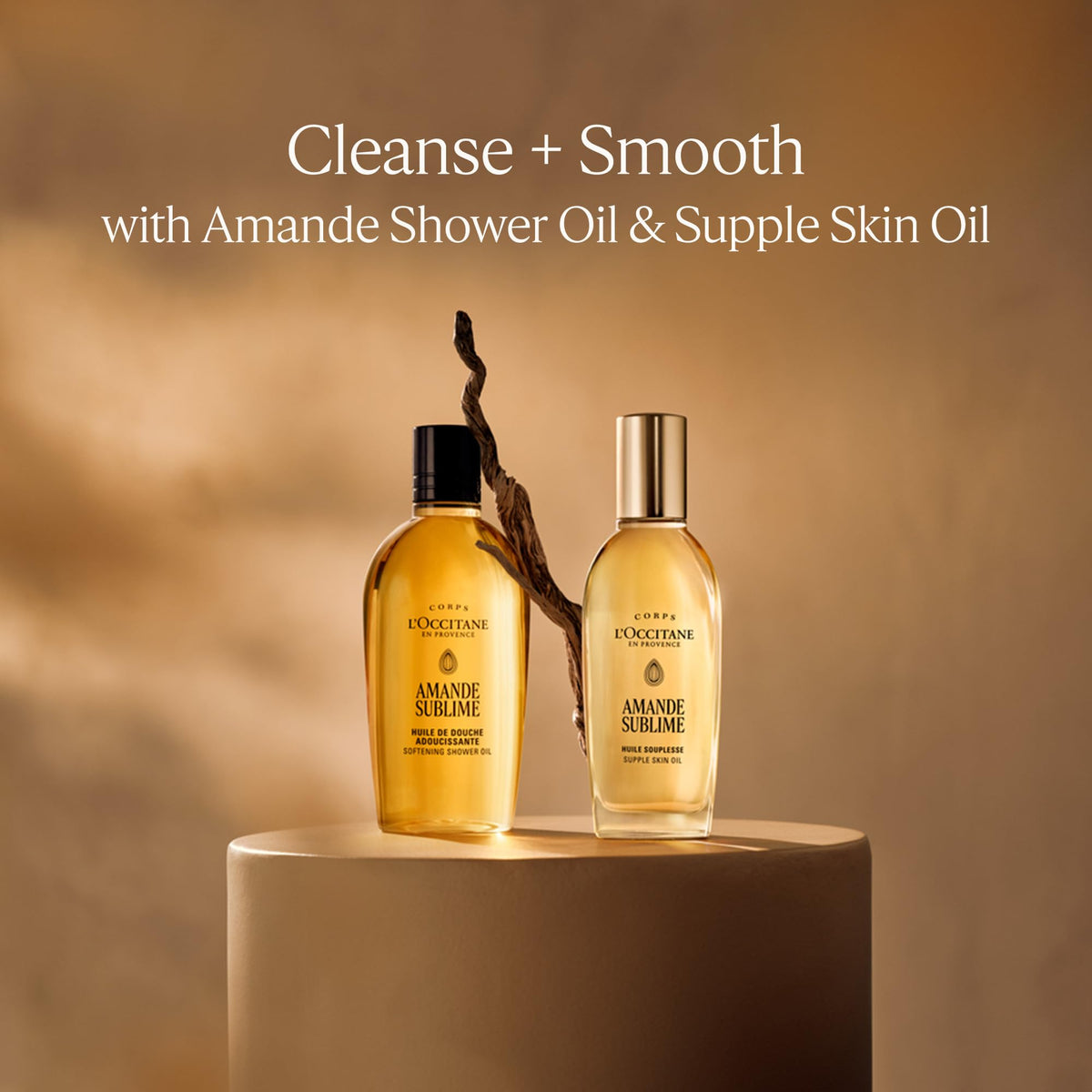 L'OCCITANE Almond Shower Oil, Body Wash & Shaving Base, 16.9 Fl Oz Refill L'OCCITANE