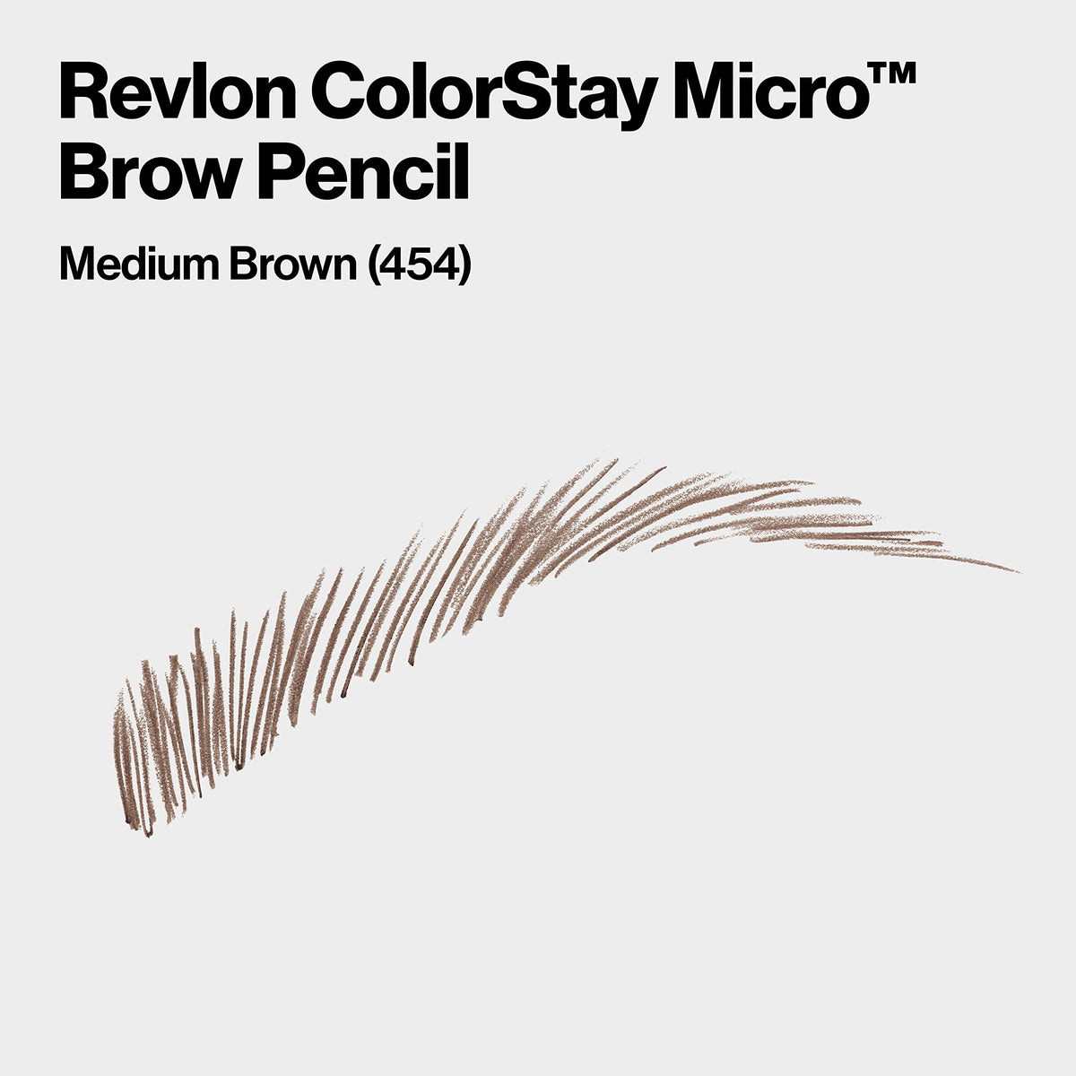 Revlon ColorStay Micro Brow Pencil, 454 Medium Brown, 0.003 oz REVLON