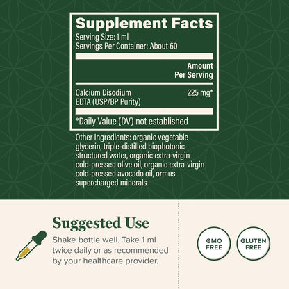 Global Healing Calcium Disodium E - D - T - A - 2 Fl Oz