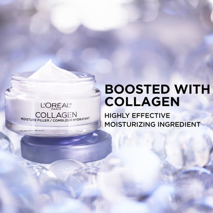 L’Oreal Paris Collagen Daily Face Moisturizer, Anti Aging Face Cream to Reduce Wrinkles and Provide Intense Hydration, 1.7 oz L'Oreal Paris