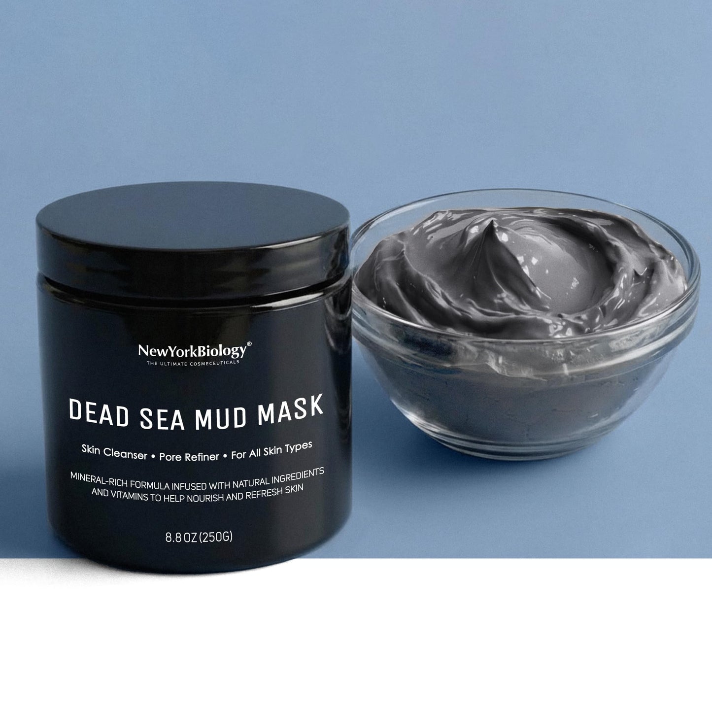 New York Biology Dead Sea Mud Mask for Face and Body | Spa Quality Pore Refiner for Oily Skin | Natural Skincare for Women & Men NEW YORK BIOLOGY THE ULTIMATE COSMECEUTICALS