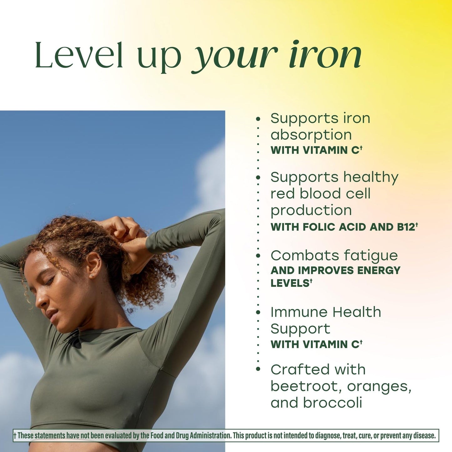 MegaFood Blood Builder Iron Supplement for Women & Men - Increase Iron Levels Without Side Effects - Combats Fatigue - Vitamin B12, Folic Acid & Vitamin C MegaFood