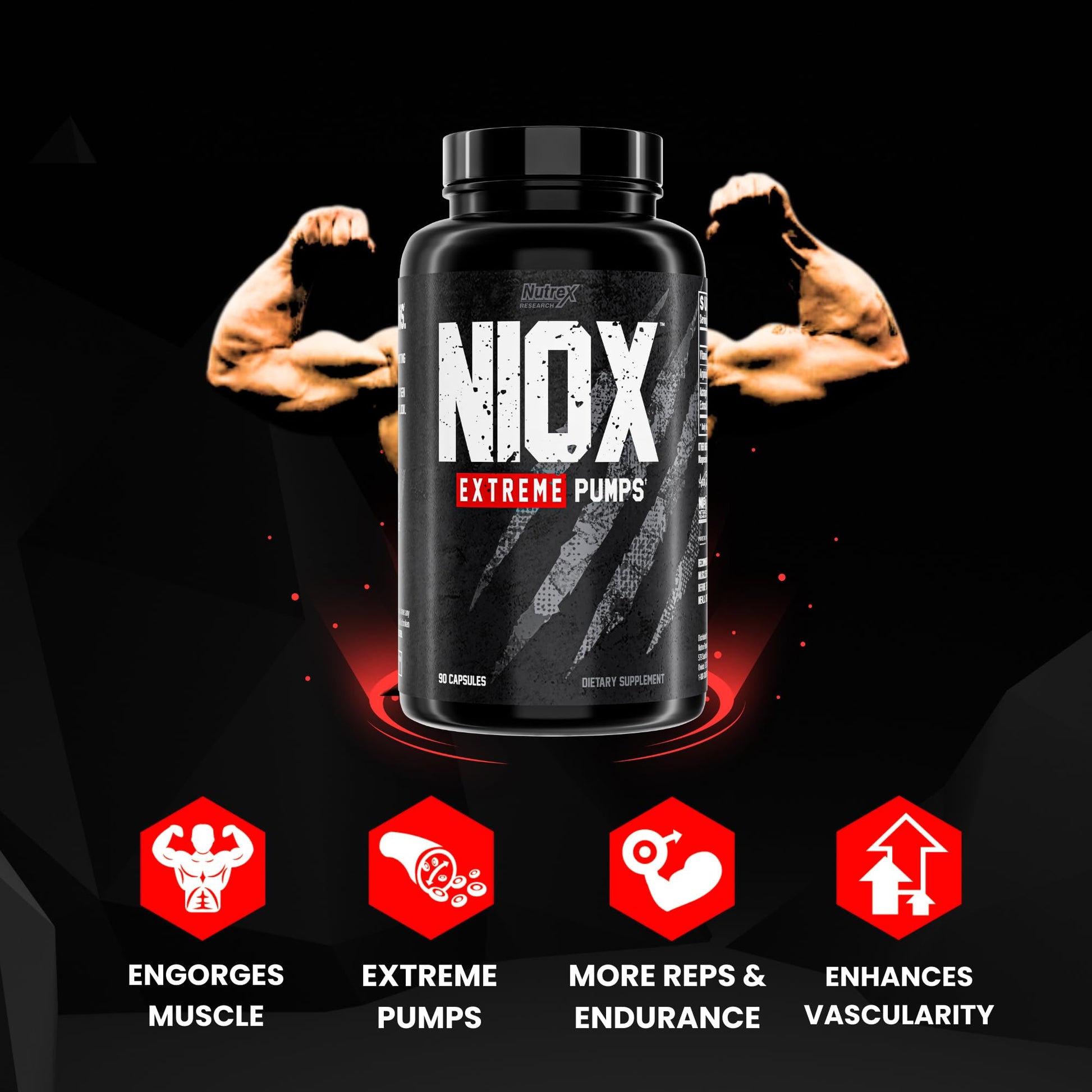 Nutrex Research NIOX Extreme Pumps - 180-Count Pre-Workout Pump Supplement Nutrex Research buy australia supplements