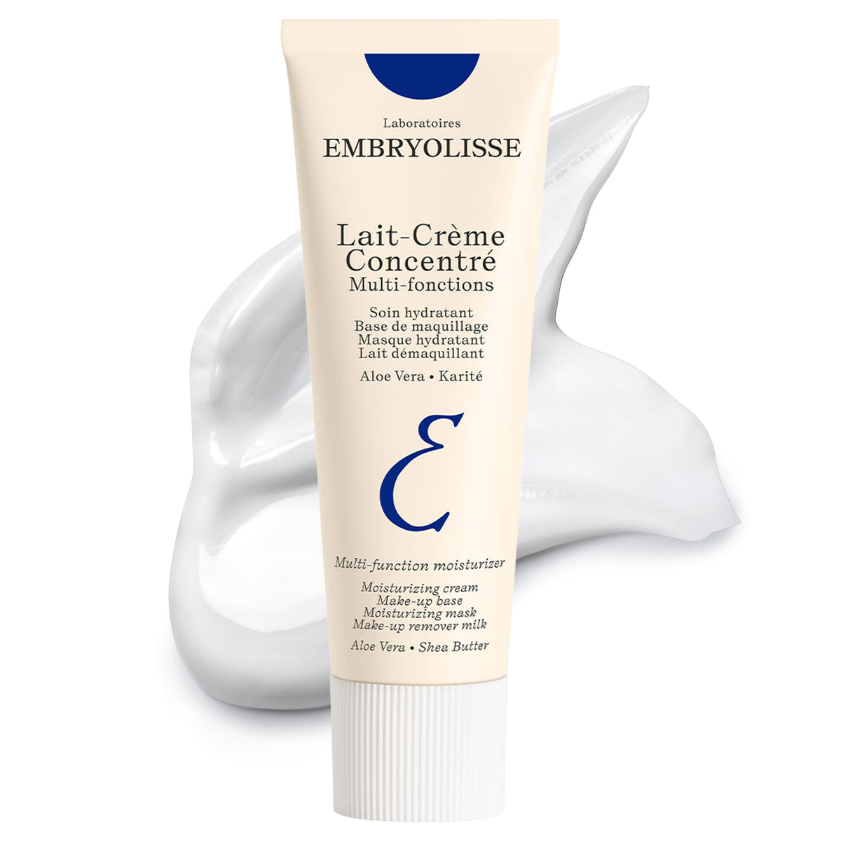 Embryolisse Lait-Crème Concentré Face Moisturizer and Makeup Primer, French Face Cream With Shea Butter & Aloe Vera, 2.54 Fl Oz Embryolisse