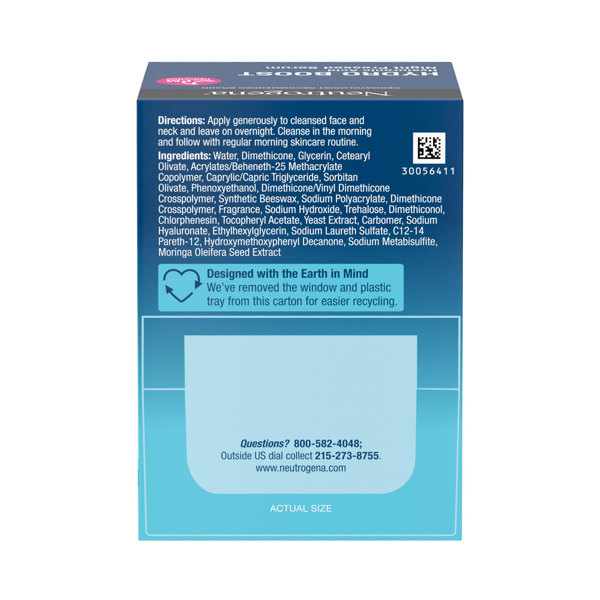 Neutrogena Hydro Boost Night Pressed Serum, 1.7 oz Neutrogena