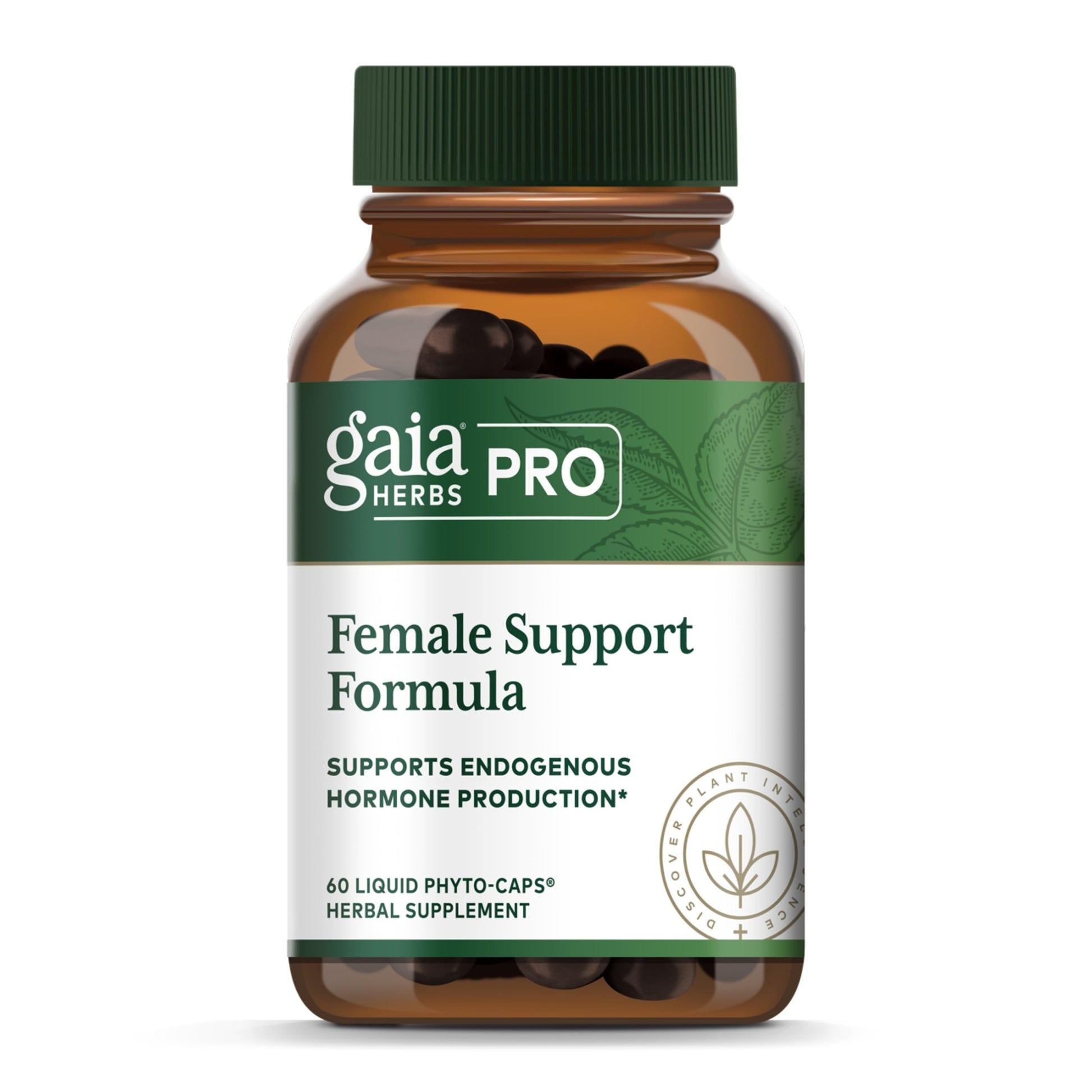 GAIA HERBS PRO Female Support Formula - Supports Healthy PMS & Menopause Fluctuations with Alfalfa Leaf, Black Cohosh Root Extract, Dandelion Root & More* - Vegan - 60 Liquid Phyto-Caps (60 Servings) Gaia Herbs PRO buy australia supplements