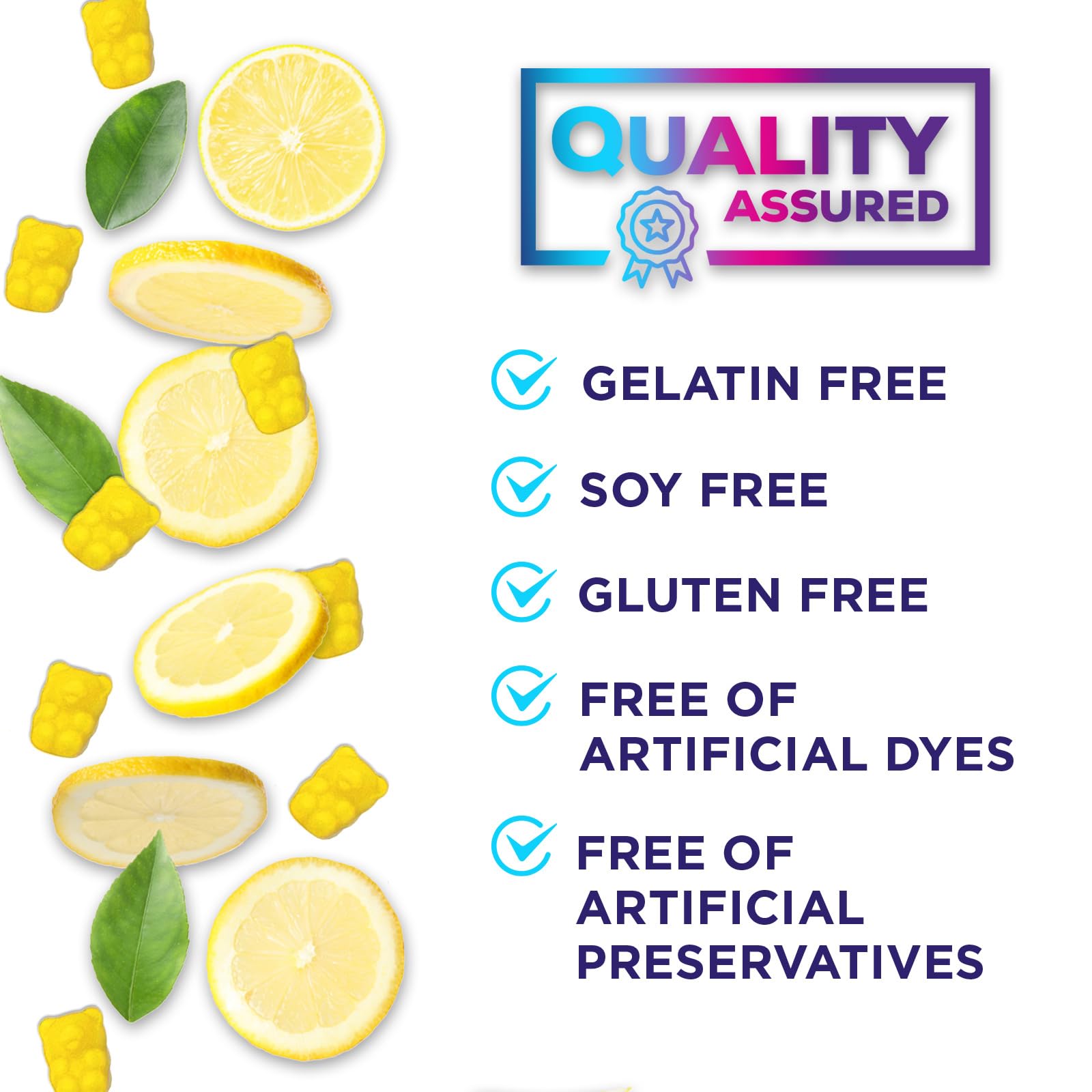 Hydration Electrolyte Gummies - Daily Liquid Replenisher Gummy - Electrolyte Multiplier with Minerals, Potassium & Real Salt - Vegan, Non-GMO - Tasty Lemon Flavor Hydration Electrolytes Nature's Nutrition buy australia supplements