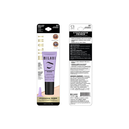 Milani Eyeshadow Primer - Clear Longwear Crease-Proof Eye Makeup Base Milani