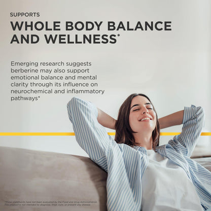 Integrative Therapeutics Berberine - Supports Metabolic Health & Cellular Energy Metabolism - Practitioner-Trusted Quality - Dairy-Free & Gluten-Free Integrative Therapeutics