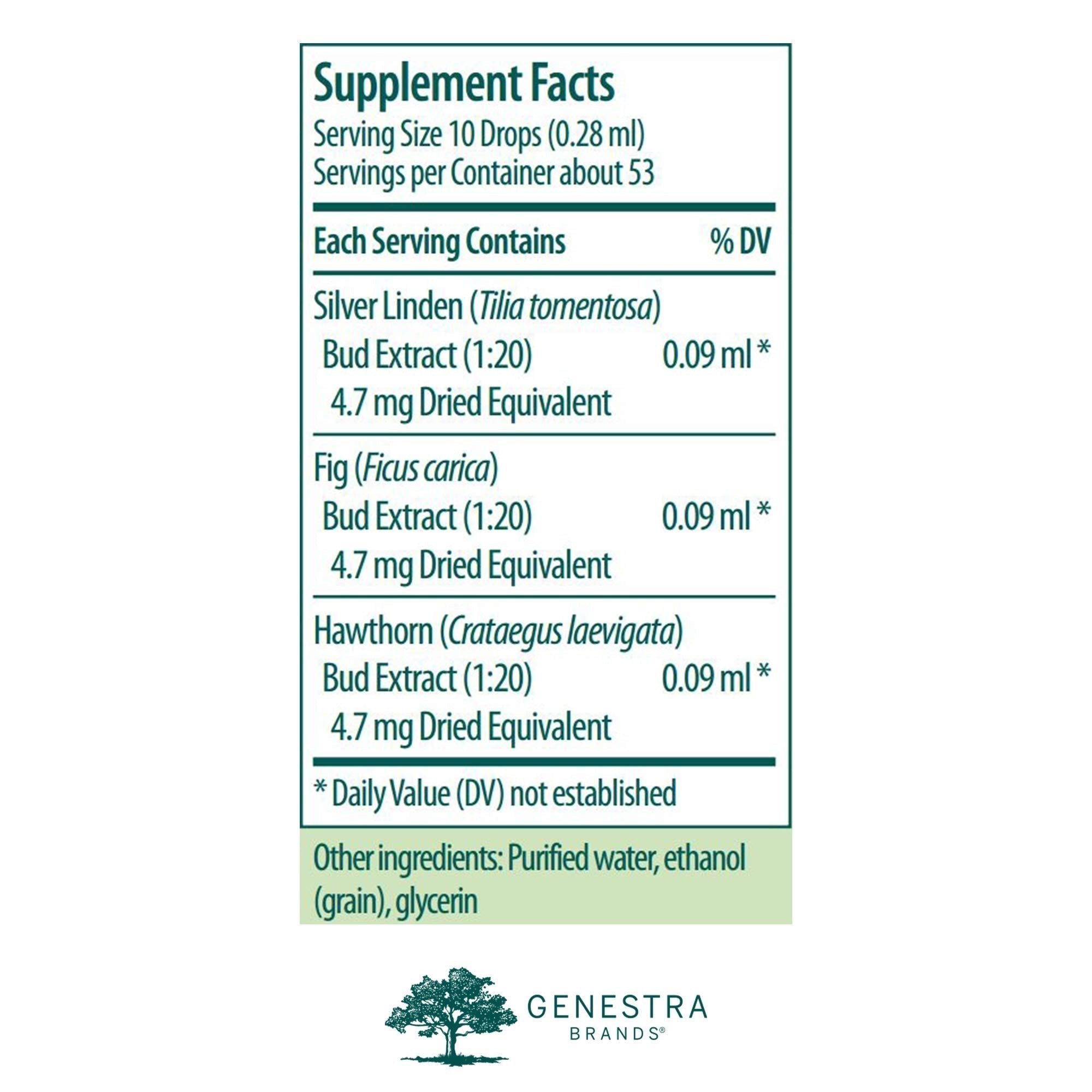 Genestra Brands Calm-gen | Silver Linden, Fig, and Hawthorn Herbal Supplement | 0.5 fl. oz. Genestra Brands buy australia supplements