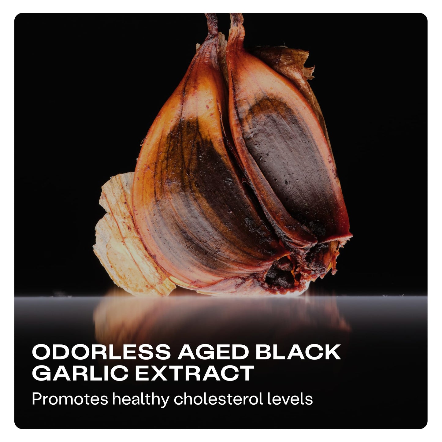 Humann Cholesterol Health Daily, Aged Black Garlic Extract & Citrus Bergamot, Cholesterol & Lipid Support Supplement, 60 Capsules Humann