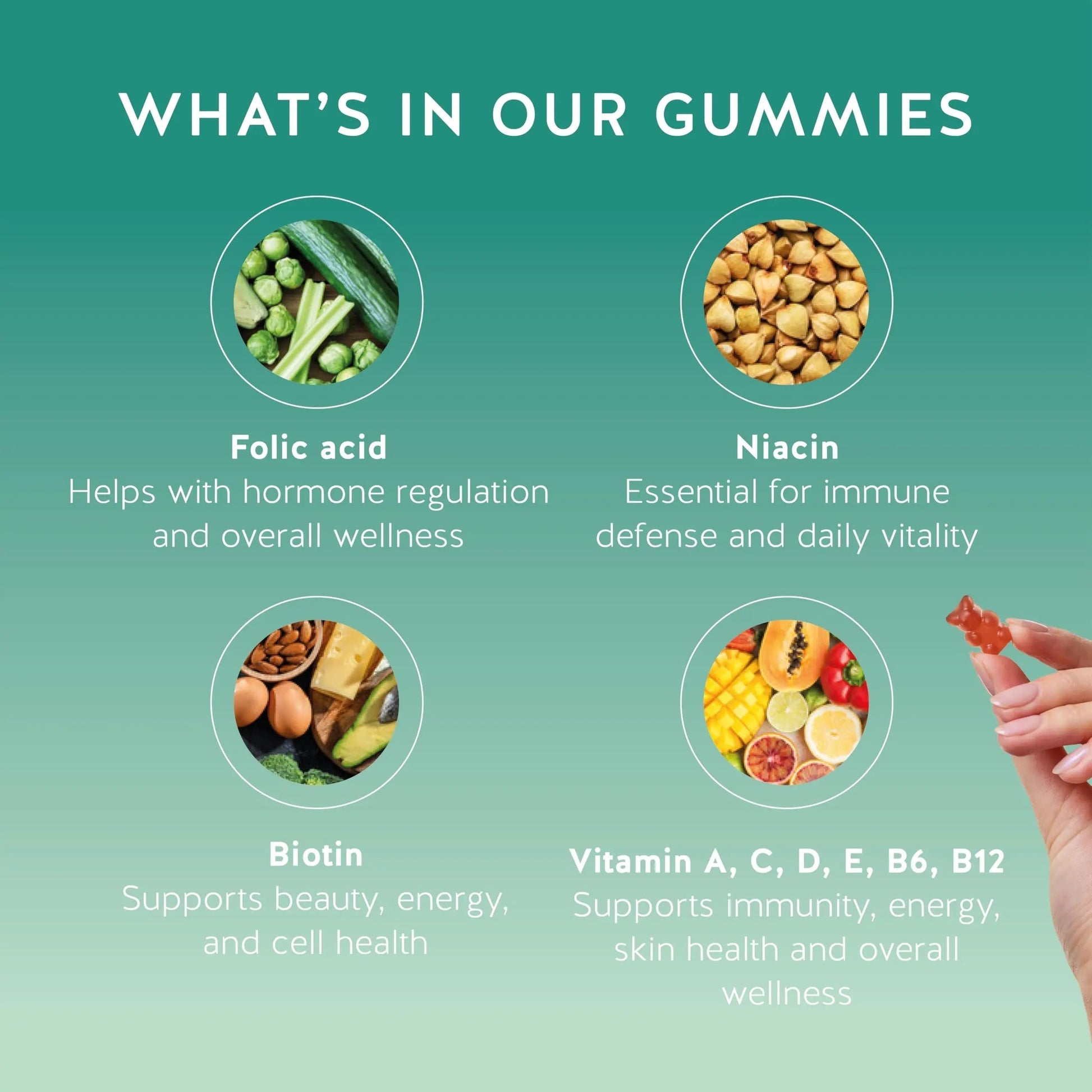 Bears with Benefits Immune Support Gummies – Vitamin C, D, B6 & B12 – Daily Immune Boost – Vegan, Naturally Flavored (30 Gummies) Bears with Benefits buy australia supplements