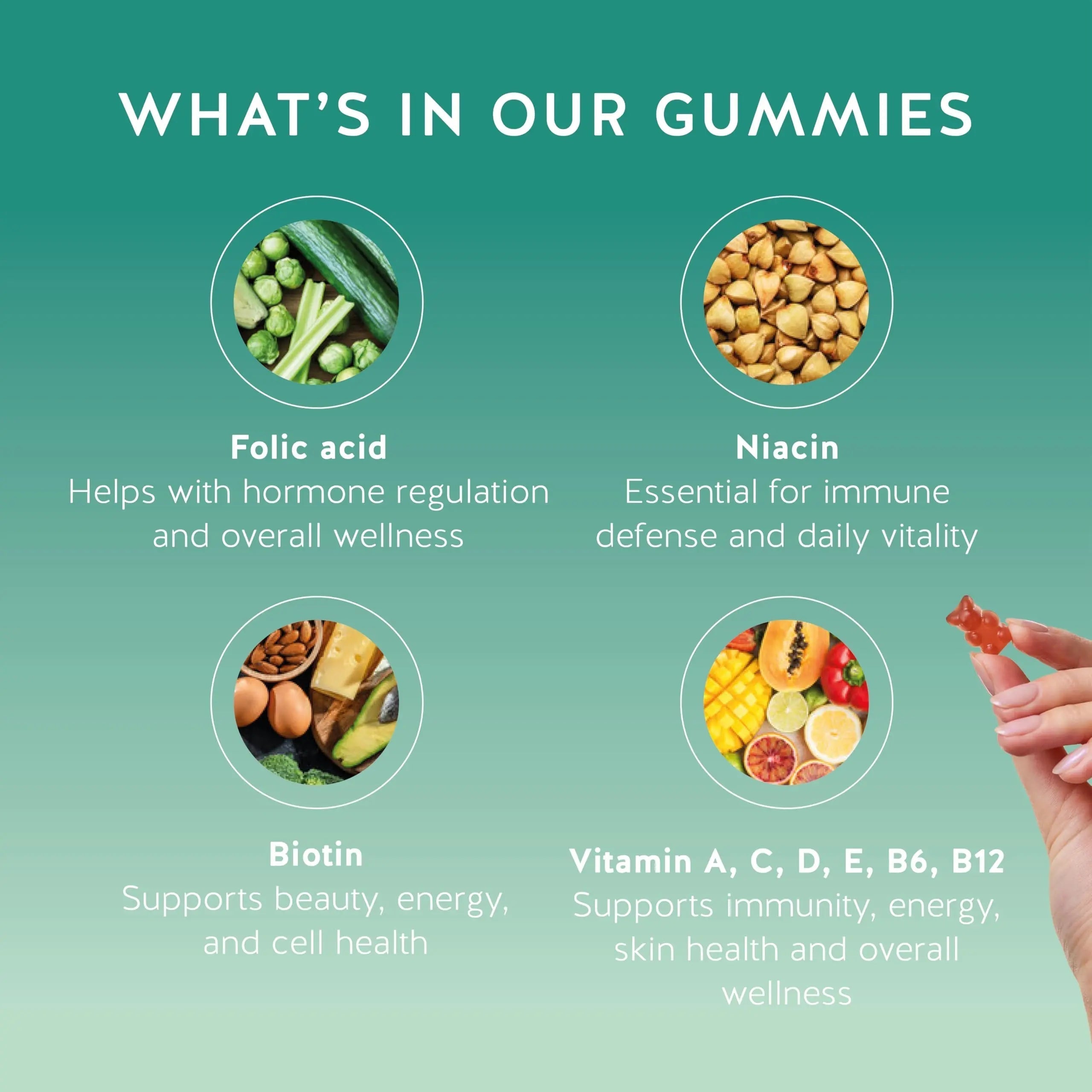 Bears with Benefits Immune Support Gummies – Vitamin C, D, B6 & B12 – Daily Immune Boost – Vegan, Naturally Flavored (30 Gummies) Bears with Benefits buy australia supplements
