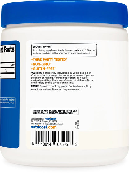 Nutricost L-Citrulline Malate (2:1) Powder (300 Grams) Nutricost