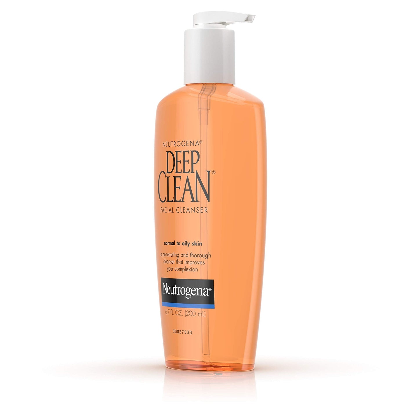 Neutrogena Deep Clean Daily Facial Cleanser with Beta Hydroxy Acid for Normal to Oily Skin, Alcohol-Free Neutrogena