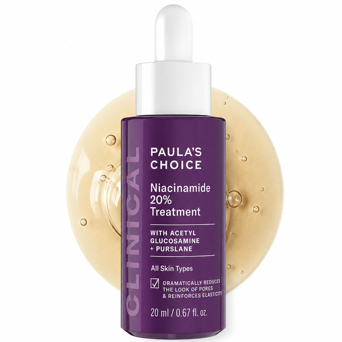 Paula's Choice CLINICAL 20% Niacinamide Vitamin B3 Face Serum, 0.67 Fl Oz Paula's Choice