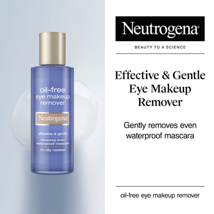 Neutrogena Gentle Oil-Free Eye Makeup Remover & Cleanser, 3.8 fl oz Neutrogena