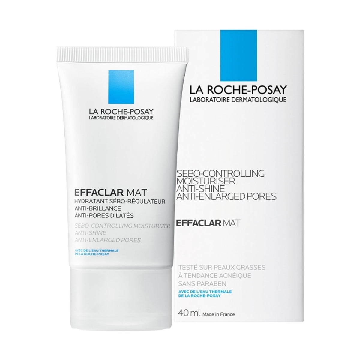 La Roche-Posay Effaclar Mat Oil Free Face Moisturizer for Oily Skin 1.4oz La Roche-Posay