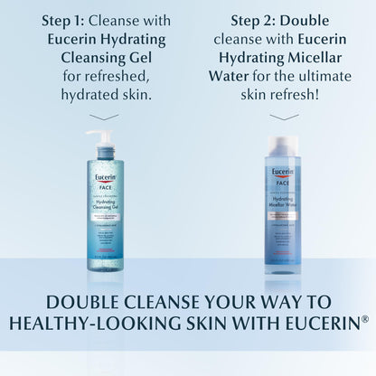 Eucerin Hydrating Gel Cleanser & Makeup Remover, Sensitive Skin, 13.5 Fl Oz Eucerin