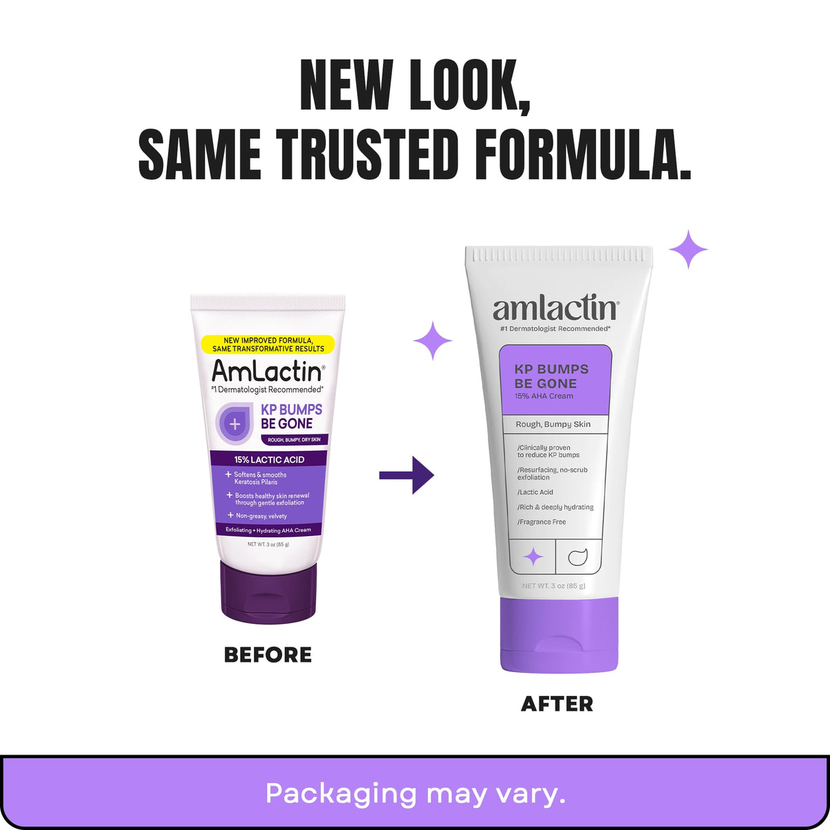 AmLactin KP Bumps Be Gone Body Cream, 15% Lactic Acid, 3 oz Amlactin