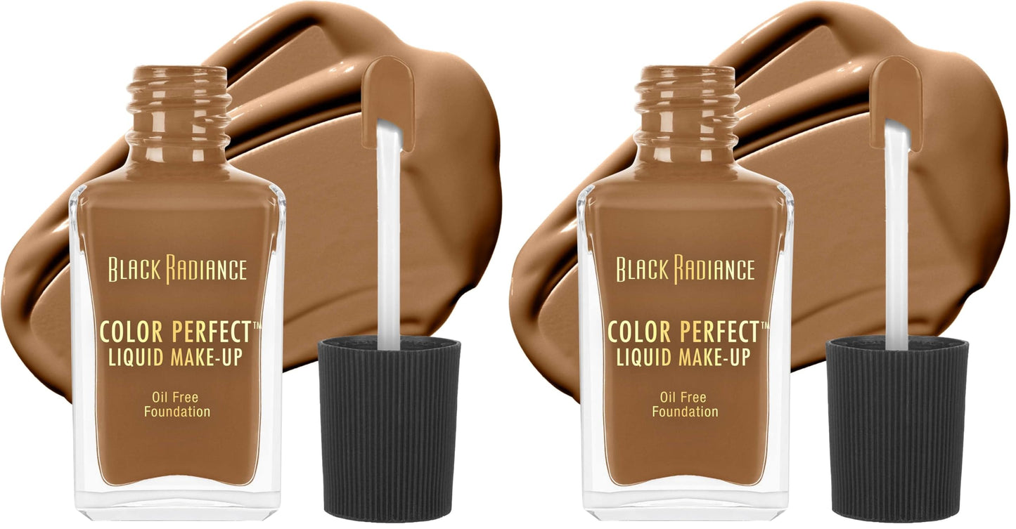 Black Radiance Color Perfect Liquid Full Coverage Foundation Makeup, Caramel, 1 Fluid Ounce Gsupps Australia